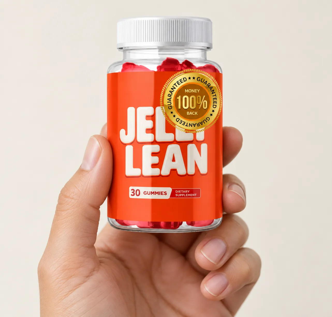 JellyLean — the package held in a hand