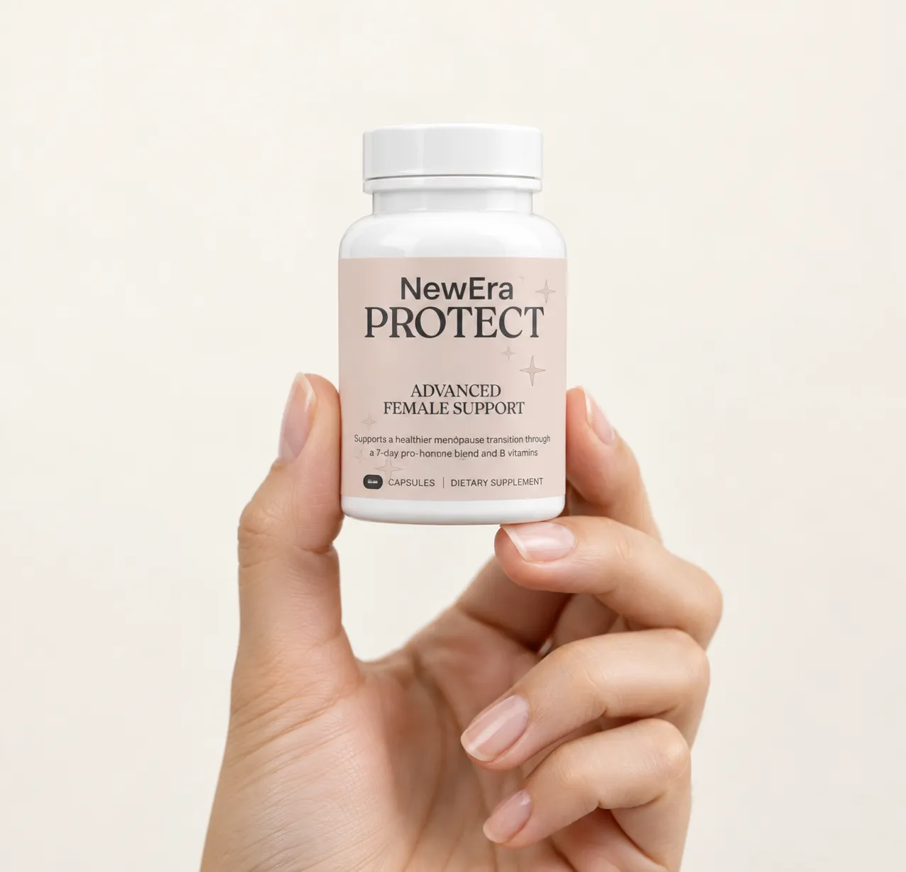 NewEra Protect — the package held in a hand