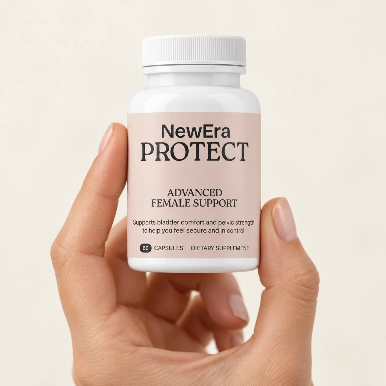 New Era Protect — the package held in a hand